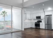 Thumbnail 11 of 11 - Living room area view at The Lucky Apartments, California, 90066