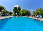 Thumbnail 60 of 80 - A large blue swimming pool with lounge chairs around it.at Addison at Sutherland, Tennessee  