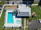 Thumbnail 66 of 80 - Aerial Pool View at Addison at Sutherland, Knoxville Tennessee  