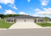 Thumbnail 42 of 43 - the front of a house with a driveway and lawn at Morada at Maysville, Indiana, 46815