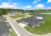 Thumbnail 37 of 43 - an aerial view of a group of houses in a neighborhood at Morada at Maysville, Fort Wayne, IN