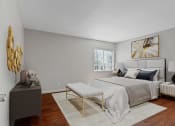 Thumbnail 5 of 20 - a bedroom with a bed and a dresser and a window
