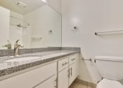 Thumbnail 68 of 102 - Bathroom With Granite Or Quartz Countertops
