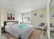 Thumbnail 35 of 102 - Bedroom With Wood Inspired Floors