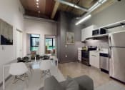 Thumbnail 16 of 45 - a kitchen and a living room in a room