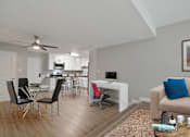Thumbnail 31 of 76 - Modern Apartment Rentals with den Near Century City, hardwood style floorings throughout