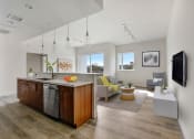 Thumbnail 16 of 26 - a kitchen and living room