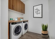 Thumbnail 23 of 26 - a laundry room with a washer and dryer