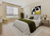Thumbnail 7 of 20 - a bedroom with a bed and a window