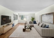 Thumbnail 4 of 64 - a living room with a couch and a tv