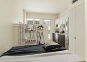 Thumbnail 11 of 15 - Studio Bedroom at Skylar At Sunset, Los Angeles 