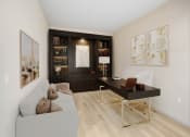 Thumbnail 8 of 39 - a living room with a couch and a table