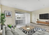 Thumbnail 34 of 102 - Living room with Hardwood Style Floors
