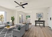 Thumbnail 52 of 66 - a living room with couches chairs and a coffee table