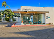 Thumbnail 173 of 208 - The front of a building with the name Waterfront on it.