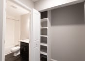 Thumbnail 53 of 63 - Second Closet in the Primary Bedroom of the Two Bedroom Two Bath Apartment at Woodbridge Apartments Bloomington