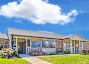 Thumbnail 8 of 18 - Leasing office at Thompson Village Apartments, Indiana, 46227
