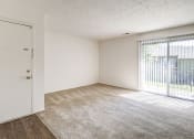 Thumbnail 17 of 25 - Apartment Living Room with a sliding door leading to a patio at The Woods of Eagle Creek