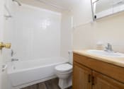 Thumbnail 12 of 12 - Bathroom in a 2 bedroom apartment at Woodlake Apartments