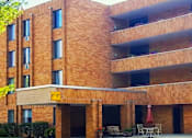 Thumbnail 8 of 13 - Exterior view of Marshall House Apartments.