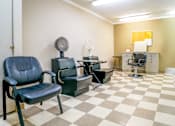 Thumbnail 9 of 15 - Hair salon at Wesley Park Apartments.