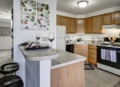 Thumbnail 2 of 19 - Kitchen and Breakfast Bar at Ashmore Trace Apartments