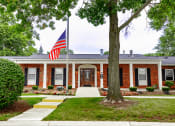 Thumbnail 11 of 14 - Leasing center and club house exterior amenities at Addison on Main