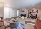 Thumbnail 24 of 63 - Open Concept Living and Dining Space Woodbridge Apartments Bloomington