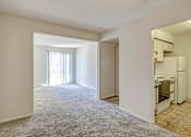 Thumbnail 3 of 18 - Spacious living room at Thompson Village Apartments, Indianapolis