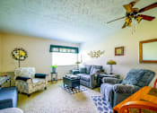 Thumbnail 3 of 15 - Living room in a 1-bed, 1-bath apartment at Wesley Park Apartments s, featuring a cozy layout with ample natural light.