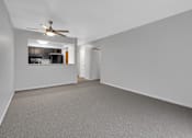 Thumbnail 3 of 19 - Living room in a 1-bedroom, 1-bathroom apartment at Briarwood Apartments in Lexington.