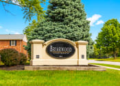 Thumbnail 18 of 18 - Monument sign at Briarwood Apartments in Lafayette.