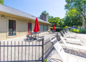 Thumbnail 9 of 25 - Picnic Area by the pool at The Woods of Eagle Creek
