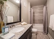 Thumbnail 12 of 41 - Emerald Style Floorplan Bathroom at Quarry at River North Apartments, Indianapolis, IN