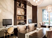 Thumbnail 27 of 41 - Residential Business Center and Social Lounge at Quarry at River North Apartments, Indiana