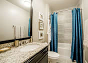 Thumbnail 3 of 41 - Marble Style Floorplan Bathroom at Quarry at River North Apartments, Indianapolis, IN 46240