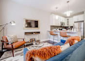 Thumbnail 2 of 41 - Marble Style Floorplan Living Room at Quarry at River North Apartments, Indianapolis, IN