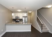 Thumbnail 5 of 41 - Topaz Style Floorplan Kitchen at Quarry at River North Apartments, Indianapolis, Indiana