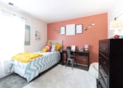 Thumbnail 5 of 14 - Bedroom with windows in a 2 bedroom apartment at Addison on Main