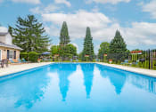 Thumbnail 1 of 18 - Swimming pool with seating at University Park Apartments