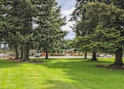 Thumbnail 17 of 17 - A green lawn with trees and a sign that says "Brookridge".