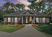 Thumbnail 24 of 28 - A house with a front yard and a driveway.