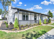 Thumbnail 8 of 18 - the freshly painted and landscaped clubhouse at Rock Creek Apartments in Cordova, TN