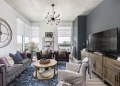 Thumbnail 33 of 42 - large living room with designer paint at Lake Nona Pixon, Orlando, FL, 32827