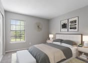 Thumbnail 16 of 28 - an empty bedroom with a bed and a window