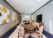 Thumbnail 36 of 42 - Conference room with tables chairs and tv  at LandonHouse in Lake Nona