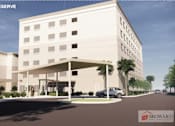 Thumbnail 2 of 4 - Exterior rendering of Tequesta Reserve affordable senior apartments in Davie, Florida.