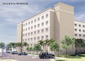 Thumbnail 1 of 4 - Exterior rendering of Tequesta Reserve affordable senior apartments in Davie, Florida.