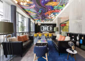 Thumbnail 4 of 42 - lobby with ceiling mural  at Lake Nona Pixon, Orlando, FL, 32827