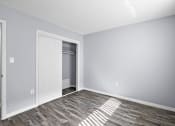 Thumbnail 28 of 37 - an empty room with a door to a closet